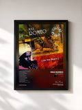 #noir Tableau de l'album On The Beach de Max Romeo, cadre noir, imprimé et encadré en France
