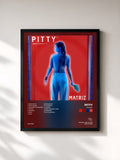 #noir Tableau de l'album Matriz de Pitty, cadre noir, imprimé et encadré en France