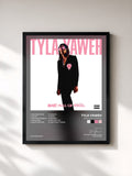 #noir Tableau de l'album Heart Full of Rage de Tyla Yaweh, cadre noir, imprimé et encadré en France