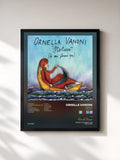#noir Tableau de l'album Meticci (Io mi fermo qui) de Ornella Vanoni, cadre noir, imprimé et encadré en France