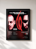 #noir Tableau de l'album Classic Nuts Vol. 1 de The Beatnuts, cadre noir, imprimé et encadré en France