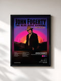 #noir Tableau de l'album The Blue Ridge Rangers Rides Again de John Fogerty, cadre noir, imprimé et encadré en France