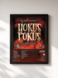 #noir Tableau de l'album Hokus Pokus (Re-Edissn) de 257ers, cadre noir, imprimé et encadré en France