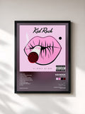 #noir Tableau de l'album First Kiss de Kid Rock, cadre noir, imprimé et encadré en France