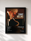 #noir Holding the Stage (Road Shows, Vol. 4) di Sonny Rollins in stampa incorniciata, cornice nera, stampata e incorniciata in Francia