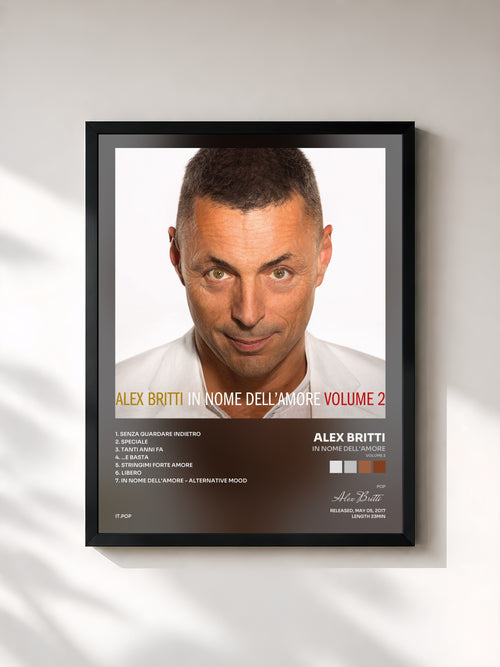 Alex Britti · In nome dell'amore (volume 2) — Affiche encadrée