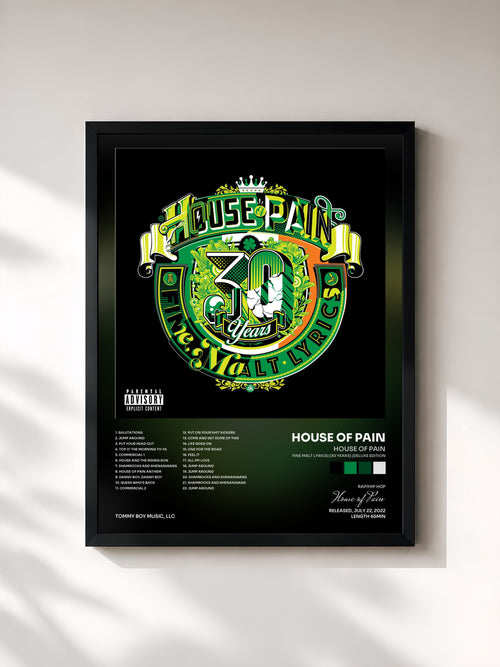 House of Pain · House of Pain (Fine Malt Lyrics) [30 Years] (Deluxe Edition) — Affiche encadrée