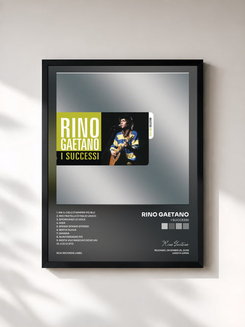 Rino Gaetano · I Successi — Affiche encadrée
