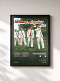 #noir Tableau de l'album Así Cantan los Legendarios de Los Legendarios, cadre noir, imprimé et encadré en France