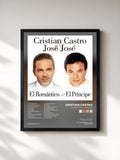 #noir Tableau de l'album El Romántico, El Príncipe de Cristian Castro, cadre noir, imprimé et encadré en France