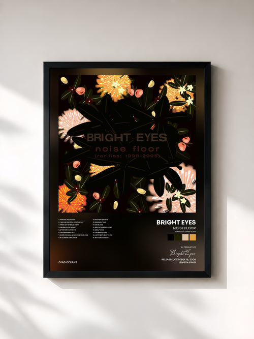Bright Eyes · Noise Floor (Rarities: 1998-2005) — Affiche encadrée