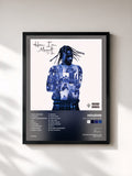 #noir Tableau de l'album Hou I’m Meant to Be de Houdini, cadre noir, imprimé et encadré en France