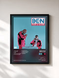 #noir Tableau de l'album Pour la gloire de BEN plg, cadre noir, imprimé et encadré en France