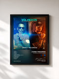 #noir Tableau de l'album Volvieron los Rastrilleros (Pre Loaded) de J King Y Maximan, cadre noir, imprimé et encadré en France