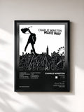 #noir Tableau de l'album Make Way de Charlie Winston, cadre noir, imprimé et encadré en France