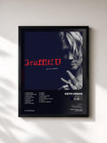 #noir Tableau de l'album Graffiti U de Keith Urban, cadre noir, imprimé et encadré en France
