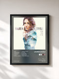 #noir Tableau de l'album How Can It Be de Lauren Daigle, cadre noir, imprimé et encadré en France