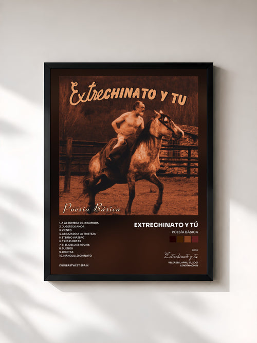 Extrechinato y tú · Poesía Básica — Affiche encadrée