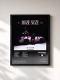 #noir Tableau de l'album Roze Suze de Jala Brat, cadre noir, imprimé et encadré en France