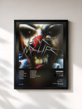 #noir Tableau de l'album LOVE MY LIFE de Ufo361, cadre noir, imprimé et encadré en France