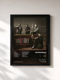 #noir Tableau de l'album Mad(e) in Italy de BoomDaBash, cadre noir, imprimé et encadré en France