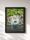#noir Tableau de l'album The Greatest Songs Ever Written (By Us) de NOFX, cadre noir, imprimé et encadré en France