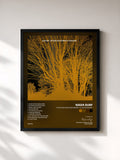 #noir Tableau de l'album The Stars Are Indifferent to Astronomy de Nada Surf, cadre noir, imprimé et encadré en France