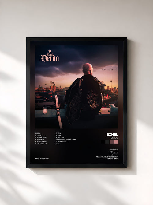 Ezhel · Derdo — Affiche encadrée