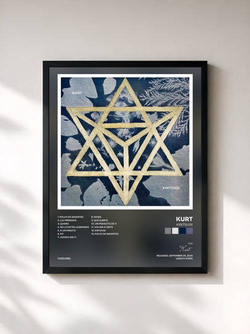 Kurt · Kintsugi — Affiche encadrée
