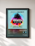 #noir Tableau de l'album The Secret Daughter - The Secret Edition (The Songs You Loved from the Original 7 Series) de Jessica Mauboy, cadre noir, imprimé et encadré en France