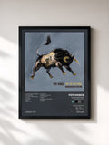 #noir Tableau de l'album Joy of Nothing (Anniversary Edition) de Foy Vance, cadre noir, imprimé et encadré en France