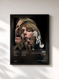 #noir Tableau de l'album Mew And The Glass Handed Kites de Mew, cadre noir, imprimé et encadré en France