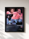 #noir Tableau de l'album In Japan! de The Supremes, cadre noir, imprimé et encadré en France