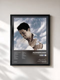 #noir Tableau de l'album El alma al aire: 20 Aniversario de Alejandro Sanz, cadre noir, imprimé et encadré en France