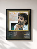 #noir Tableau de l'album Cieli Di Toscana (Super Deluxe) de Andrea Bocelli, cadre noir, imprimé et encadré en France