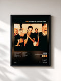 #noir Tableau de l'album As Long As You Want This de KANE, cadre noir, imprimé et encadré en France