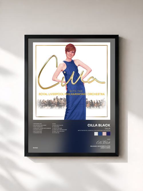 Cilla Black · Cilla (with The Royal Liverpool Philharmonic Orchestra) — Affiche encadrée