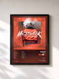 #noir Tableau de l'album Mosaik de Nazar, cadre noir, imprimé et encadré en France