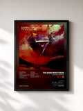 #noir Tableau de l'album Sleeping Operator de The Barr Brothers, cadre noir, imprimé et encadré en France