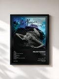 #noir Tableau de l'album The Absence de Melody Gardot, cadre noir, imprimé et encadré en France