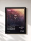 #noir Tableau de l'album Say My Name Remixes de ODESZA, cadre noir, imprimé et encadré en France