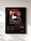 #noir Tableau de l'album The Complete Bs de Sugababes, cadre noir, imprimé et encadré en France