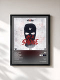 #noir Tableau de l'album IM A SAVAGE de RV, cadre noir, imprimé et encadré en France