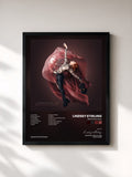 #noir Tableau de l'album Brave Enough de Lindsey Stirling, cadre noir, imprimé et encadré en France