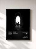 #noir Tableau de l'album Mansion Music de Isac Elliot, cadre noir, imprimé et encadré en France