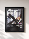 #noir Tableau de l'album Para Amarte Mejor (Edición de Colección) de Andrés Cepeda, cadre noir, imprimé et encadré en France