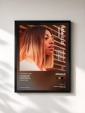 #noir Tableau de l'album Seasons de Mahalia, cadre noir, imprimé et encadré en France