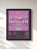 #noir Tableau de l'album Twelve (Special Edition) de IZ*ONE, cadre noir, imprimé et encadré en France