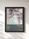 #noir Tableau de l'album Air de Jeanne Added, cadre noir, imprimé et encadré en France