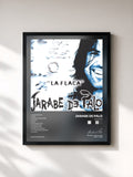 #noir Tableau de l'album La Flaca de Jarabe de Palo, cadre noir, imprimé et encadré en France